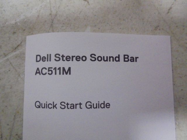 Soundbar Stereo Dell AC511 USB, Kopfhörer, Microfon Anschlüße in Riedenburg