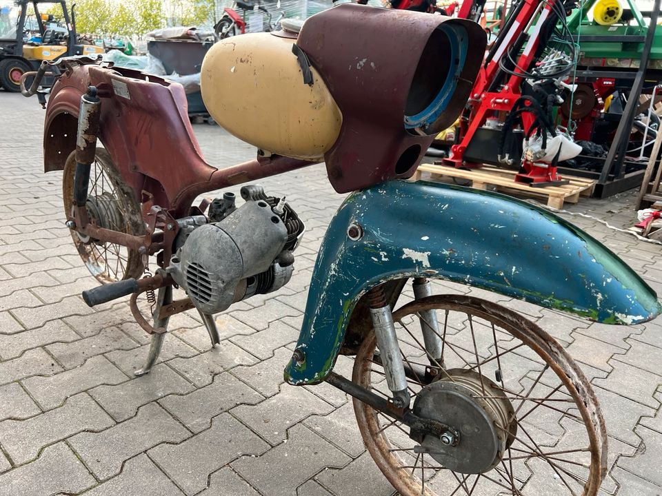 Simson Star SR4-2/1 SR4 1979 Moped Mofa Rahmen Motor in Osterweddingen