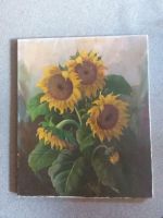 Altes Bild auf Leinwand "Sonnenblumen" von Walter Richter Bremen - Osterholz Vorschau