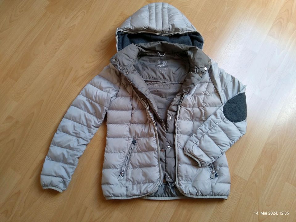 Leichte Jacke s.Oliver Gr. 36 beige in Sankt Julian