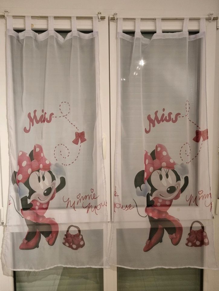 Gardine, Kinderzimmer Vorhang Disney Minnie Mouse in Köfering