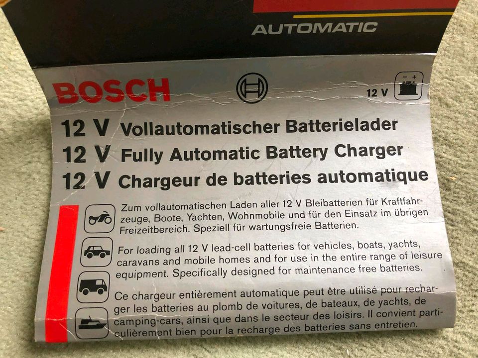 Bosch Battmax Automatic 12 V Vollautomatischer Batterielader in Bielefeld