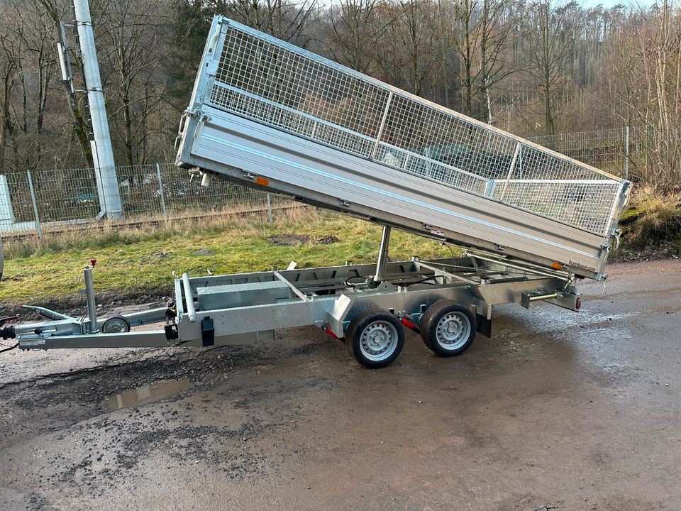 Zu vermieten 3 Seiten Kipper PKW Anhänger 4m 3,5t in Hagen in Hagen