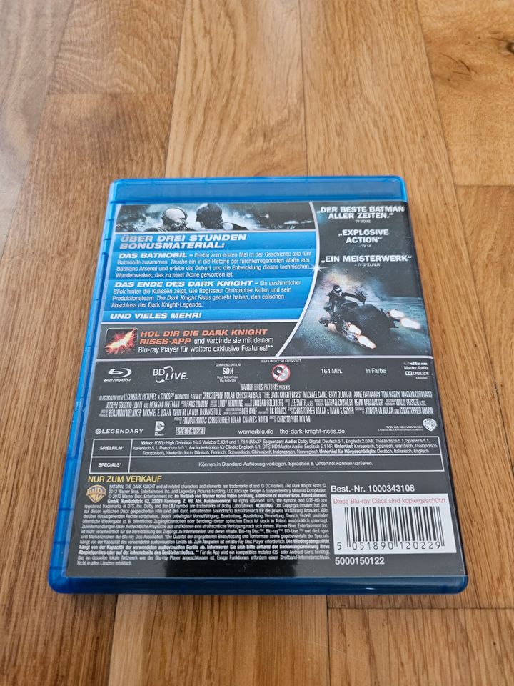 The Dark Knight Rises | Blu-ray 2-Disc Edition, neuwertig in Leipzig