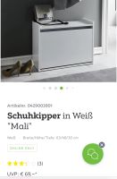 Schuh Schrank kipper neu weiß Niedersachsen - Wrestedt Vorschau