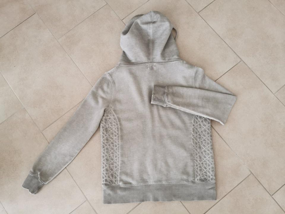 Sweatjacke mit Kapuze grau Opus Gr. 36/S/M Reißverschluß in Hirschaid