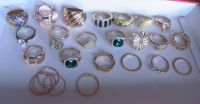 22 x Modeschmuck - Damen-Ringe –Einlage-Steine Rheinland-Pfalz - Rommersheim Vorschau