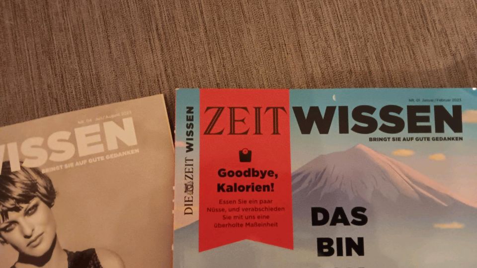 Zwei Hefte Zeit Wissen ( Nr.1 und 4 2023) in Lengerich