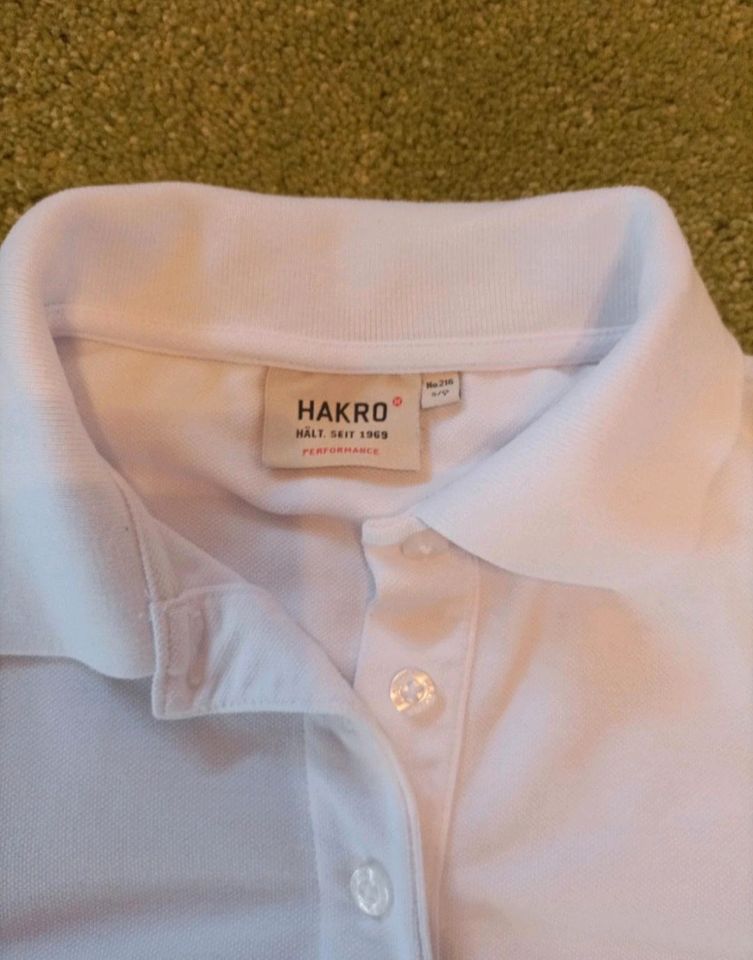 Poloshirt von Hakro  - Größe S - weiß in Konnersreuth