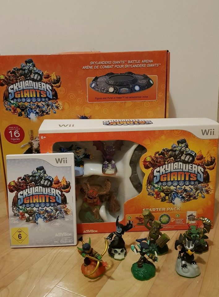 Skylanders Giants Starterpack, Portal, Kampfarena, Figuren - Wii in Witzenhausen