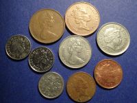 Münzen England 1 2 5 10 pence Umlaufmünzen Kleingeld Berlin - Zehlendorf Vorschau