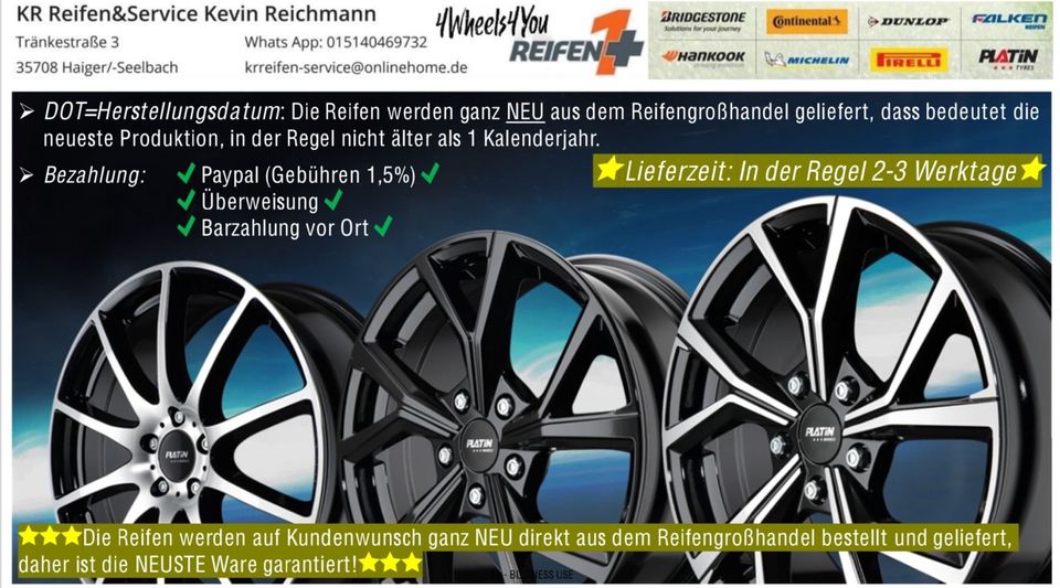 205 40 R17 84W Hankook 4x Ganzjahresreifen inklusive Versand in Haiger