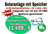 ✅☀️ 5 kWh Speicher GRATIS ✅ Photovoltaikanlage Solaranlage 10 kWp + 15 kWh Speicher geschenkt upgrade Solarmodule bifazial Doppelglas PV Rheinland-Pfalz - Waldalgesheim Vorschau