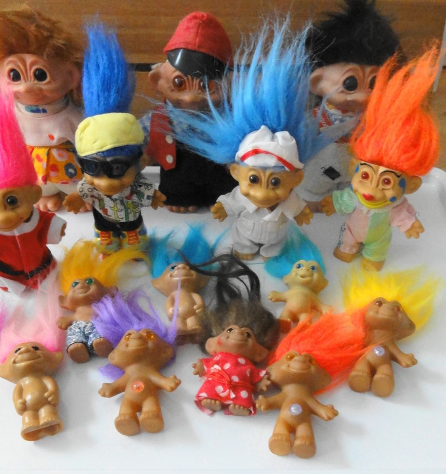 Vintage Puppen Troll Figuren Gnom Klabautermann DDR + RUSS + DAM in Bernau