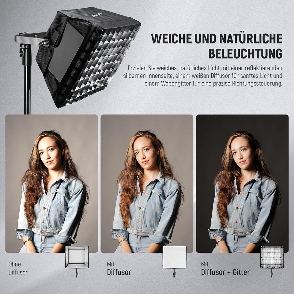 NEEWER Softbox für RGB1200 LED Video Lichtpaneel - Neu in Ginsheim-Gustavsburg