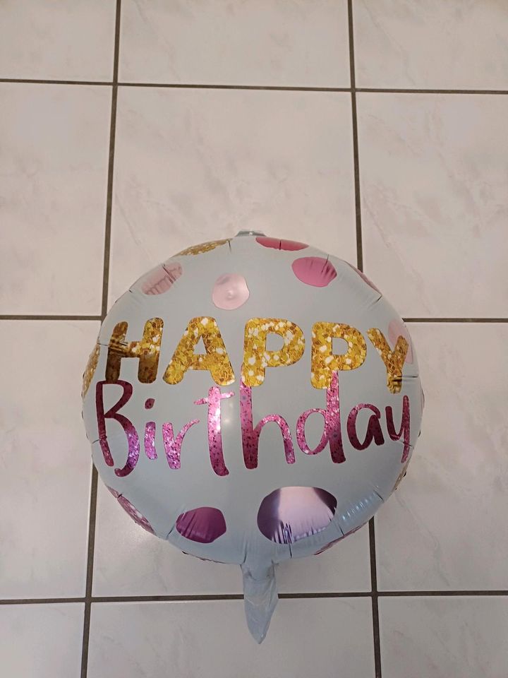 Luftballon Happy Birthday in Köln