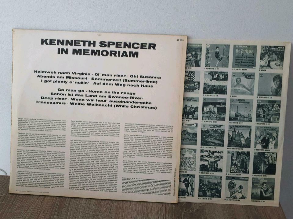 LP Kenneth Spencer in Memoriam in Rellingen