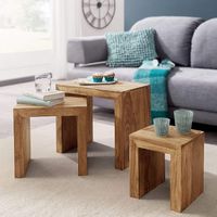 3er Set Satztisch Massiv-Holz, Couchtische, Beistelltische Schleswig-Holstein - Nordstrand Vorschau