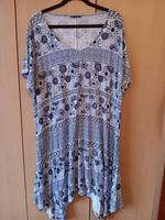 Kleid 48/50 blau-weiss Viskose-Elasthan Niedersachsen - Quakenbrück Vorschau