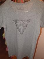 Guess T-Shirt grau silber Nieten Gr.36 (M) Hessen - Eltville Vorschau