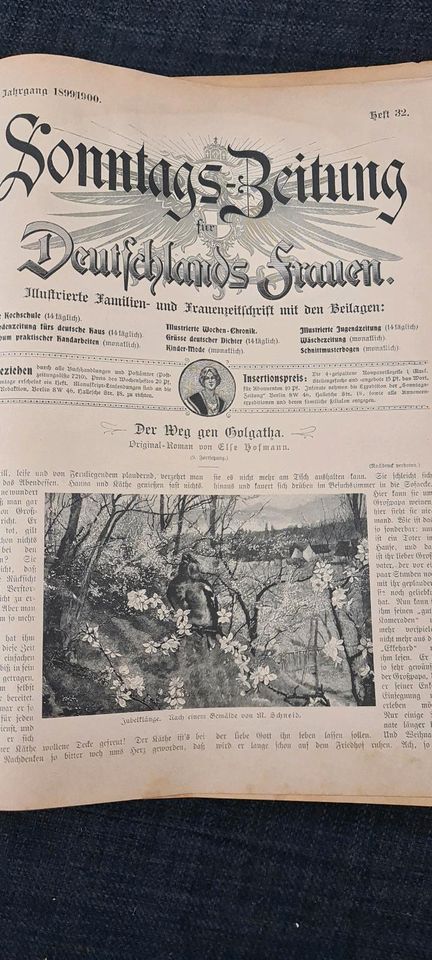 Antik Buch 1899/1900 Sonntags-Zeitung Heft 1-52 in Delbrück