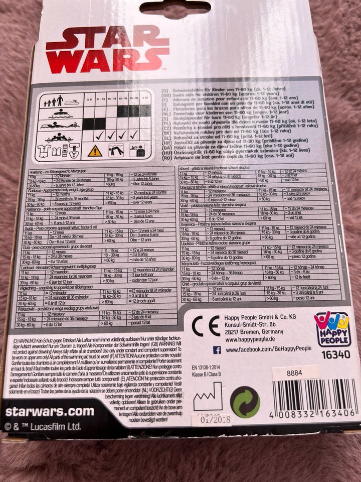 Star Wars Schwimmflügel neu und original verpackt in Wülfrath