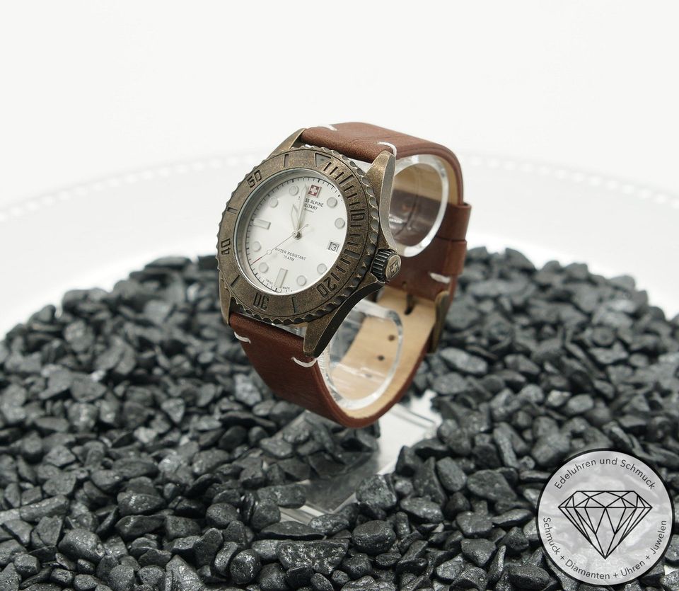 Swiss Alpine Military Herrenuhr Quarz UVP 359,- xxyy150560 in Bochum