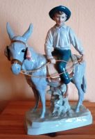 Grosse Porzellanfigur von Royal Dux - Junge auf Esel - Bayern - Kaufbeuren Vorschau