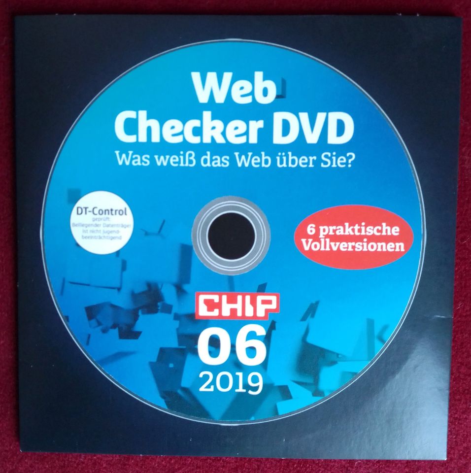 Web-Checker DVD zur CHIP 06/2019 in Überlingen