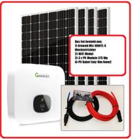 1000w Balkonkraftwerk Set 3x PV Modul  Growatt MIC1000TL WiFi Mod Rheinland-Pfalz - Gerolstein Vorschau