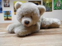 Teddy Bär liegnd 40 cm lang Uni Toys Plüschtier Brandenburg - Nuthe-Urstromtal Vorschau