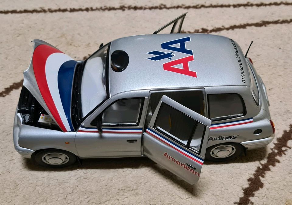 Sun Star 1:18 TX 1 London Taxi Cab American Airlines 1123 BJ 1998 in Waldrach