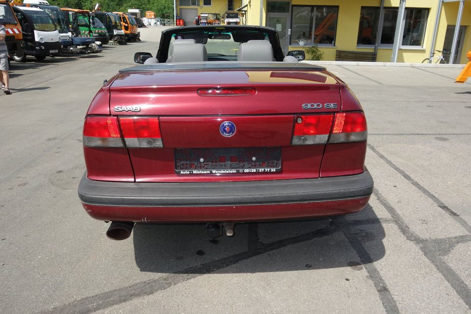 Saab 2.0 Turbo 900SE Cabrio 127'Km AHK elektrisches Verdeck Klima in Wendelstein