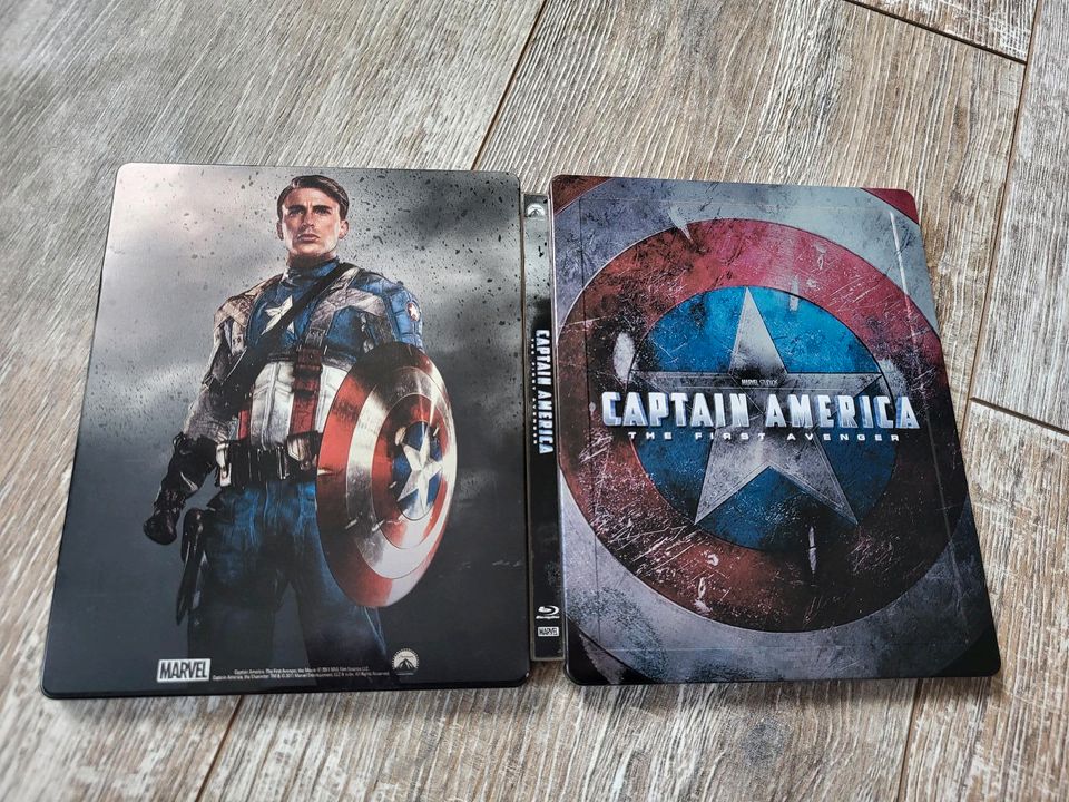 CAPTAIN AMERICA The First Avenger Blu-Ray Steelbook RARITÄT in Wettin-Löbejün