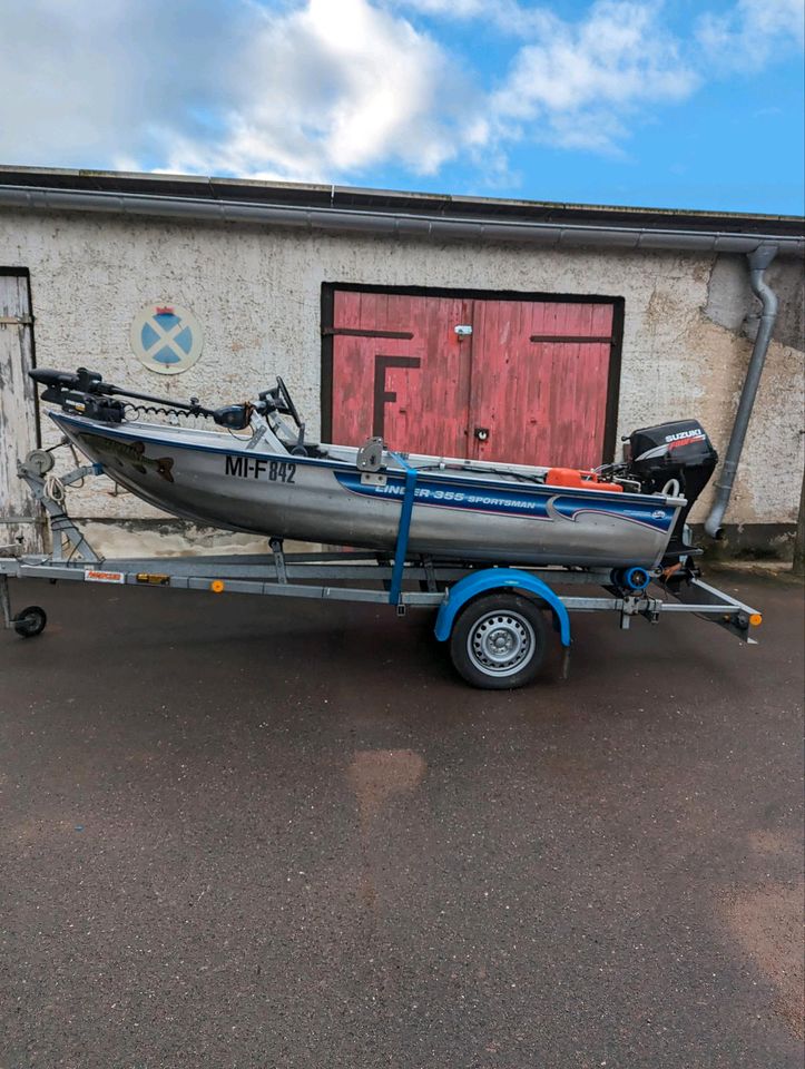 Aluboot / Angelboot Linder Sportsman " ready to fish" in Naumburg (Saale)