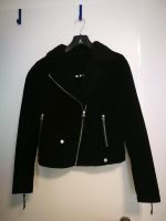 Schwarze Lederjacke mit Teddyfutter  von "Freaky Nation" in Gr. M Hessen - Darmstadt Vorschau