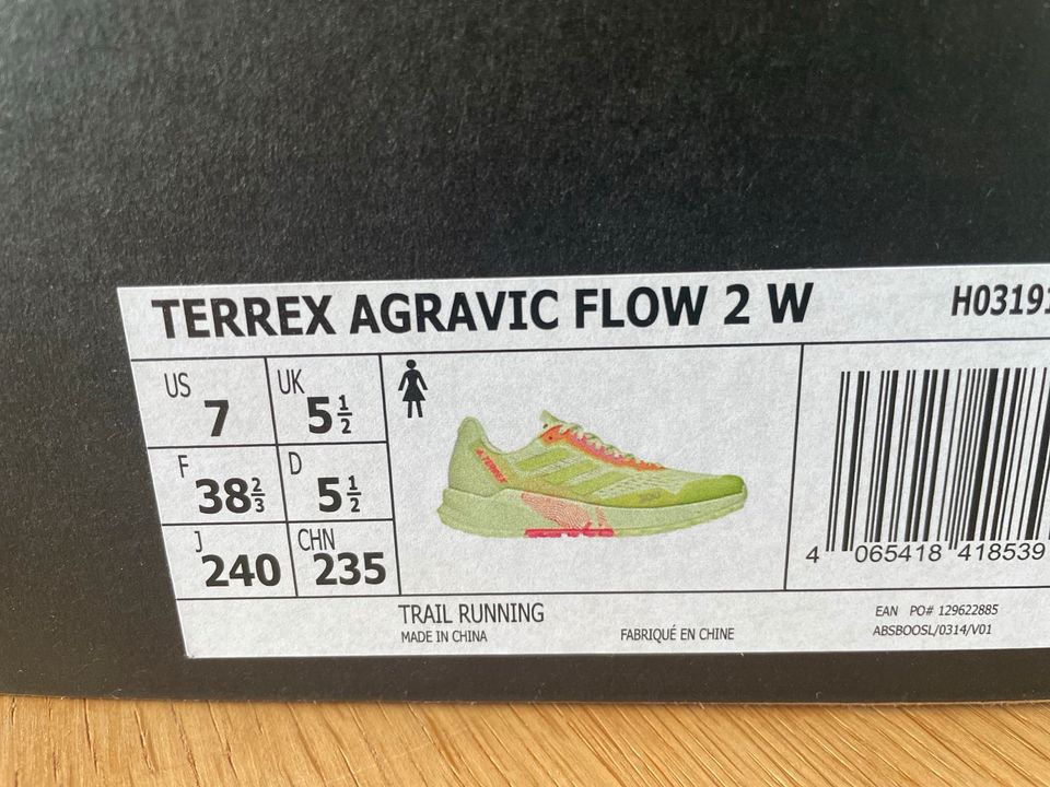 Adidas Terrex Agravic Flow 2 Trailrunning Laufschuhe NP 140 € in Neuwied