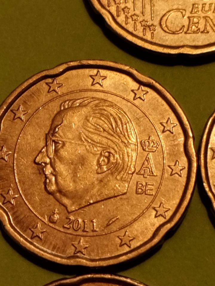 Euro Münzen Belgien in Dresden