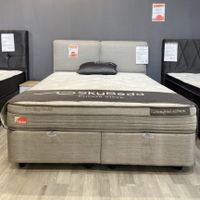 Angebot Boxspringbett "Root" Grau inkl. Matratze Bayern - Großheubach Vorschau