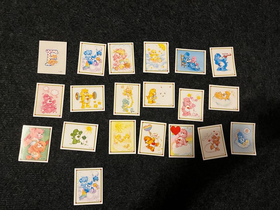 Panini Bilder Care Bears (20 Einzelne, 1 Doppeltes) Glücksbärchis in Seybothenreuth