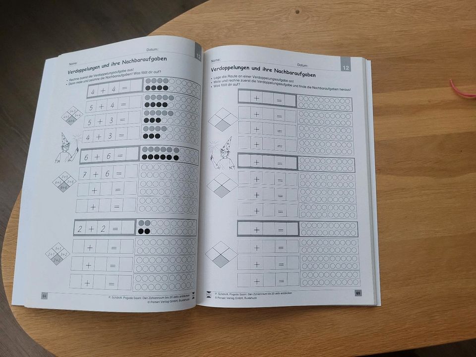 Mathematik Arbeitsmaterial 1. Klasse Förderschule in Wesselburen