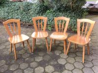 Vintage: 4x stabile Buchen Holz Stühle 80€ Niedersachsen - Löningen Vorschau