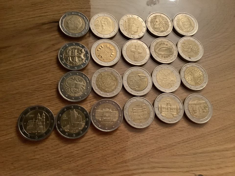 21 x 2€ Münze in Dingolfing