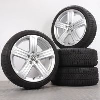 Winterräder 18 Zoll VW Golf 7 VII GTI GTD R-Line Original Felgen 5G0601025BK Winterreifen 225/40R18 92V Pirelli Winter Sottozero 3 "Cadiz" silber Silber 7,5x18ET49 5x112 Alufelgen Winterradsatz Thüringen - Gefell Vorschau