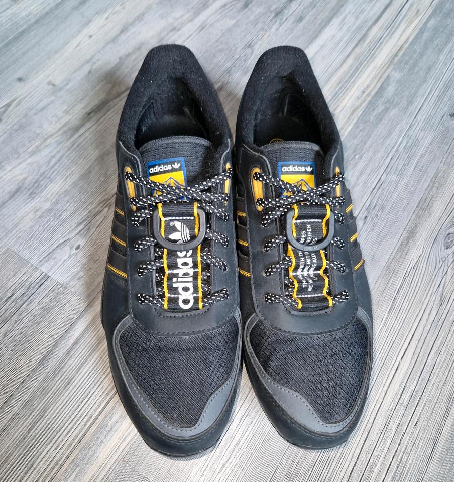 Adidas L.A. Trainer II schwarz gelb 45 1 3 Sneaker Schuhe in Nordrhein Westfalen Weeze kleinanzeigen