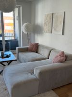 Sofa Beige Samtoptik Schleswig-Holstein - Lübeck Vorschau