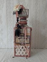 Shabby Chic Deko Flasche Karaffe rosa Handarbeit TOP rosa Nordrhein-Westfalen - Recklinghausen Vorschau