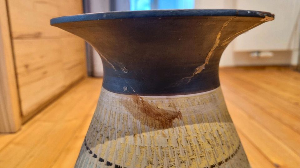 Vintage Vase 50er handgemacht Unikat in Külsheim