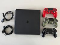 PS4 Slim 500GB  3Controller HDMI Kabel und Anschlusskabel 3Spiele Hessen - Langgöns Vorschau