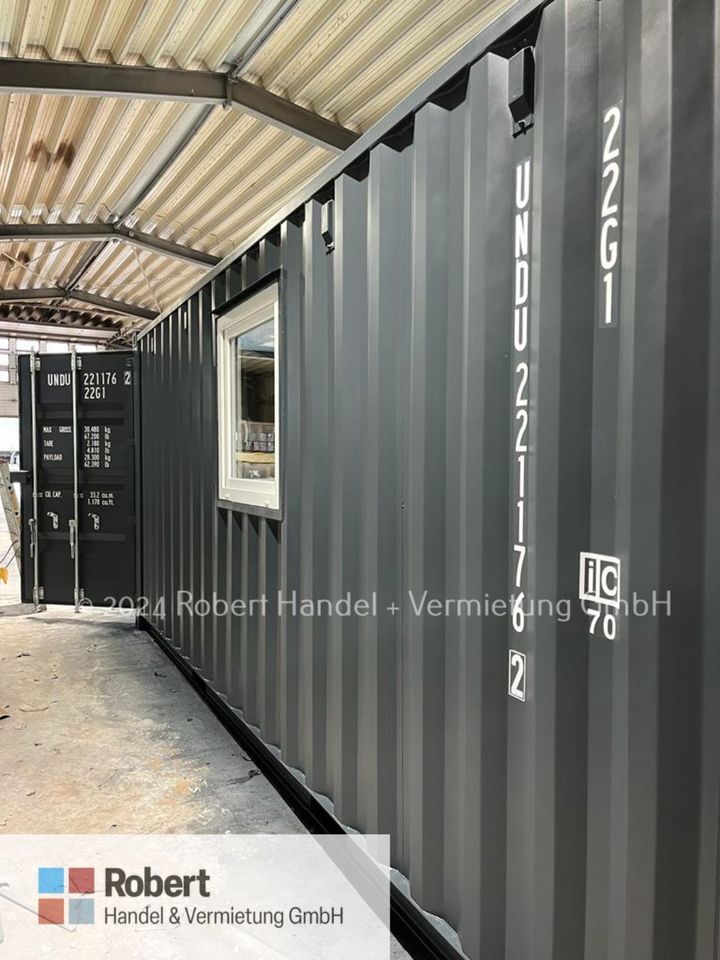 Umbau Containerabdach Side Door Abdach Unterstand Terasse Eventcontainer in Bochum